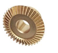 GuidNaurys Engrenage conique à 1 module, transmission 1:2, engrenage conique à angle droit, 1M, 15 dents, 30 dents, rotation à 90 degrés Angle(30T 6mm bore)