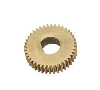 GuidNaurys Engrenage droit en cuivre 0.7, Module 25 dents, 5mm d'épaisseur, dents droites, support de moteur, engrenage droit 0.7M 25T, pignon de Transmission plat crémaillère(5x4.5mm D bore)