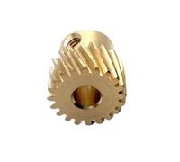 GuidNaurys Engrenage hélicoïdal en cuivre à 45 degrés, module 0,5, pignon à arbre décalé à gauche, transmission à onglet 0,5M, engrenage hélicoïdal Angle(30t 6mm bore)