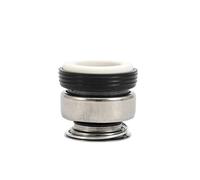 GuidNaurys Joint d'étanchéité à soufflet en caoutchouc for pompes à eau, diamètre intérieur de 8 à 55 mm, série 301, joint d'arbre mécanique à ressort for pompes de circulation Fuites d'eau(13mm ID)