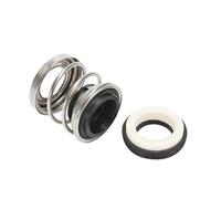 GuidNaurys Joint mécanique à ressort 104, diamètre intérieur 12 mm à 45 mm, soufflet en caoutchouc NBR et céramique carbone for pompes à eau propre Bobine industrielle(14mm ID)