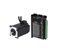 GuidNaurys Kit de pilote de moteur pas à pas CL57, cadre 57x57mm, 2,3 nm, 5,0 a, 1.9V, arbre de 8mm, Nema 23, moteur pas à pas en boucle fermée, câble d'encodeur 1.5 Assemblage