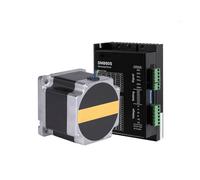 GuidNaurys Kit de pilote de moteur pas à pas en boucle ouverte Nema 34, 4,2a, 4,5nm, 2,4a-7,2a AC DC DM860S, 2 phases, 4 fils, 86x86x78mm Assemblage