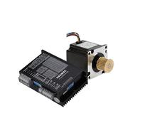 GuidNaurys Kit de pilote de moteur pas à pas Nema 23 triphasé à 6 fils 0,9 Nm 3,5 A 1,2 degré 57 mm cadre moteur pas à pas arbre de 6,35 mm de diamètre Assemblage