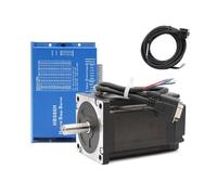 GuidNaurys Kit de pilote hybride de moteur pas à pas 86x86x137mm, 8,5 nm, 1200oz-in 6A Nema 34, moteur pas à pas en boucle fermée, pilote DC 30-110V AC 18-80V Assemblage
