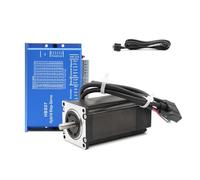 GuidNaurys Kit de pilotes de moteur pas à pas Nema23, 3,0 nm, 425oz-in, 4A, 1.8 degrés, arbre de 8mm, 57x120mm, moteur pas à pas en boucle fermée, câble de 3 mètres Assemblage