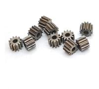 GuidNaurys Lot de 10 engrenages droits à 8 dents for arbre de moteur, épaisseur 5 mm, dents droites de 2 mm, ajustement serré, 0,5 m, 0,6 m, 0,8 m, 8 dents, alésage 1,98 mm Transmission(0.5 module)