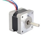 GuidNaurys Moteur pas à pas 2 phases 4 fils 35x35x28mm 0,9 degrés 11N.cm 15,58oz.in 0,4A Nema 14 moteur pas à pas for imprimante 3D Assemblage