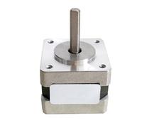 GuidNaurys Moteur pas à pas à bride de 35 mm, 12 N.cm, angle de pas de 1,8°, micro-moteur pas à pas Nema 14, arbre en D de 24 mm, 2 phases, 4 fils Assemblage(0.8A)