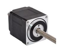 GuidNaurys Moteur pas à pas à vis Tr5x2 Nema 11, 0,75a, 8N.cm, 11.1oz.in, cadre de 28mm, moteur pas à pas Non captif, 100mm, 2mm, vis T5 Assemblage