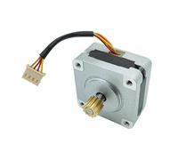 GuidNaurys Moteur pas à pas hybride 1.8 degrés, 2 phases, 4 fils, 39x39x20mm, 12 dents, roue de synchronisation T2.5, moteur pas à pas Nema 16 Assemblage