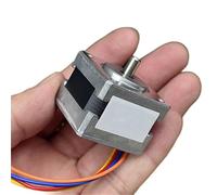 GuidNaurys Moteur pas à pas hybride Nema 14, cadre 35 mm, 0,19 A, 12 V, 0,1 Nm, 61 ohms, 2 phases, 4 fils, arbre 5 mm Assemblage