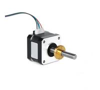 GuidNaurys Moteur pas à pas linéaire Nema 17 1,8 degré, 1 A, 0,28 Nm, 42 x 42 x 34 mm, arbre à vis Tr8 x 2, bride de 42 mm Assemblage(70mm)