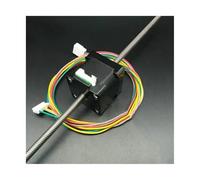 GuidNaurys Moteur pas à pas linéaire Non captif, 2 phases, 4 fils, arbre à vis de 300mm, 1.8 degrés 1A Nema 14, Tr5.56x4.8768mm, tige de vis à pas de 1.2192mm Assemblage