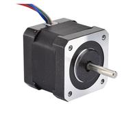 GuidNaurys Moteur pas à pas Nema 17, 0.9 degrés, 26N.cm, 36.8oz.in, 0,4a, moteur pas à pas unipolaire, 6 fils, 42x42x39mm, moteur d'extrudeuse pas à pas Assemblage