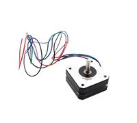 GuidNaurys Moteur pas à pas Nema 17 1,8 degré, 2 phases, 4 fils, 42 x 42 x 20 mm, 0,13 Nm, 1,0 A, 17HS08-1004S Assemblage