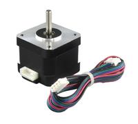 GuidNaurys Moteur pas à pas Nema 17, 2 phases, 4 fils, 0,5 Nm, 1 A, 1,8 degré, 42 x 42 x 34 mm, 42BYGH34 Assemblage