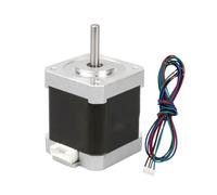 GuidNaurys Moteur pas à pas Nema 17, 44 N.cm, 1,68 A, 0,9 degré, bride de 42 mm, 42 x 42 x 48 mm, câble de 1 mètre Assemblage