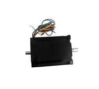 GuidNaurys Moteur pas à pas Nema 23, 1,8 degré, 57 mm, 3 A, 2,2 Nm, 270 oz-in, double arbre 57 x 76 mm, arbre en D de 8 mm Assemblage