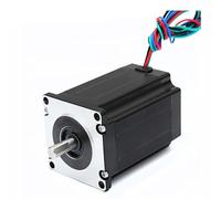 GuidNaurys Moteur pas à pas Nema 23 3 A 2,2 Nm, 2 phases, 4 fils, bride 57 mm, dimensions 57 x 57 x 82 mm, arbre 6,35 mm, 8 mm Assemblage(8mm)