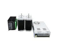 GuidNaurys Moteur pas à pas Nema 23 4 axes CNC Kits 3N.m 3A 57x57x112mm Moteur pas à pas 350W 36V Alimentation Pilote de moteur pas à pas à bride 57mm Assemblage
