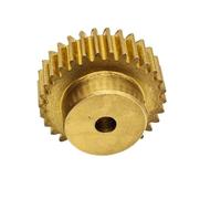 GuidNaurys Pignon cylindrique à denture droite en laiton, module 0,6, 90 dents, épaisseur des dents par palier de 5 mm, module 0,6, 90 dents. Crémaillère(6.35mm bore)