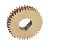 GuidNaurys Roue dentée cylindrique en cuivre à 54 dents, épaisseur 5 mm, module 0,6, pignon droit à alésage en D de 0,6 m, 54 dents. Crémaillère(4x3.5mm D bore)