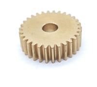 GuidNaurys Roue dentée plate à 85 dents, module 0,6, pignon à dents droites en cuivre, épaisseur des dents 5 mm, engrenage cylindrique 0,6M 85T Crémaillère(11mm bore)