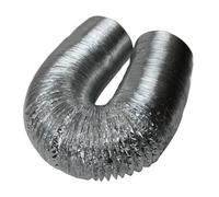 GuidNaurys Tuyau d'extraction télescopique en feuille d'aluminium, hotte d'extraction spéciale for fumée, conduit d'évacuation, ventilation 60 mm, 80 mm, 100 mm Gaine de protection(80mm X 6meter)