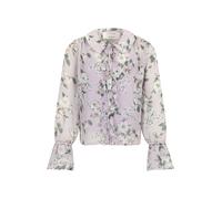GUIDO MARIA KRETSCHMER FOR BRIDGERTON Chemisier 'Kate' vert foncé / mauve / rosé / blanc, Taille XS-S