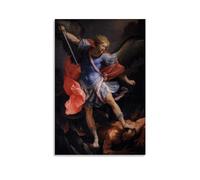 Guido Reni Painter Works《The Archange Michael Defeating Satan》affiches d'œuvres d'art art mural impression sur toile décoration d'intérieur 20 x 30 cm