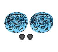 Guidoline de Vélo de Route, Guidoline de Vélo Anti-Transpiration pour VTT pour Vélo de Course pour Vélo de Route (Noir Bleu)