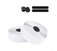 Guidoline Route 3mm Épaisseur Absorption Chocs | EVA 3mm, absorption chocs excellente, élasticité supérieure, rehaussé, réduit fatigue mains(Solid White)