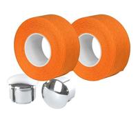 Velox Guidoline Tressostar 90 – Ruban de guidon en coton tressé – Orange