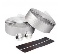 Guidoline Velo Route,Guidoline Pour VéLo 2pcs 2m Vélo Route Guidoline Anti-Slip vélo guidon Tapes Wrap de fixation sangles Outil vélo (Color : Silver)