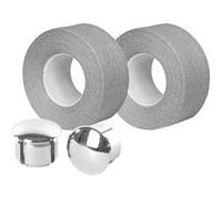 Guidoline velox coton superieur tressostar 90 gris avec embouts guidon (pr) blister G