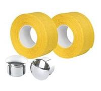 Guidoline velox coton superieur tressostar 90 jaune avec embouts guidon (pr) blister Jaune G
