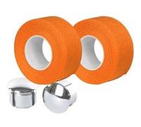 Guidoline velox coton superieur tressostar 90 orange avec embouts guidon (pr) blister G