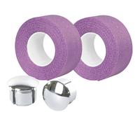 Guidoline Velox coton superieur tressostar 90 parme avec embouts guidon (pr)