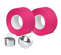 Guidoline velox coton superieur tressostar 90 rose flash avec embouts guidon (pr) blister Rose G