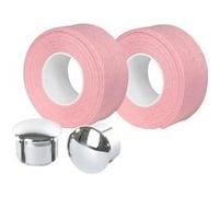 Guidoline velox coton superieur tressostar 90 rose pastel avec embouts guidon (pr) blister Rose G