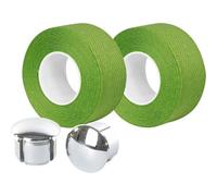 Ruban de cintre coton supérieur avec embout guidon Velox Tressostar 90 Vert