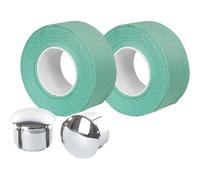 Guidoline Velox coton superieur tressostar 90 vert celest avec embouts guidon