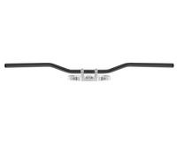 Guidon 1" 25,4 mm à fossettes noir Trw Harley-davidson Dyna Softail touring...