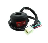 Guidon 7/8" Interrupteur De Démarrage Et De Stop Pour Moto Quad Quad 50cc 70cc 90cc 110cc 8 Fils Pièces Et Accessoires Pour VTT Démarrage Moto Interrupteur