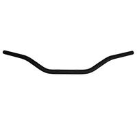 Guidon Accossato Aluminium Moto Scooter Custom Naked Plie Moyenne Diamètre 22 mm-Noir