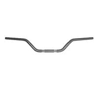 Guidon Accossato argent en aluminium pour Mz RT 125 RT 125 de 2002, diamètre 22 mm, hauteur moyenne