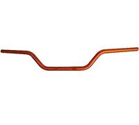 Guidon Accossato orange en aluminium pour Mz RT 125 RT 125 de 2002, diamètre 22 mm, hauteur moyenne