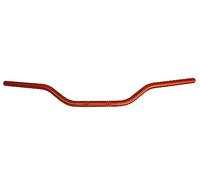 Guidon Accossato orange en aluminium pour Mz RT 125 RT 125 de 2002, diamètre 22 mm, hauteur moyenne