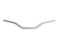 Guidon Accossato Silver en aluminium compatible avec TRIUMPH STREET TRIPLE RS de 2016 à 2022 (CC 765) - H801/e9*168/2013 x 11961 - diamètre Ø28,5 mm